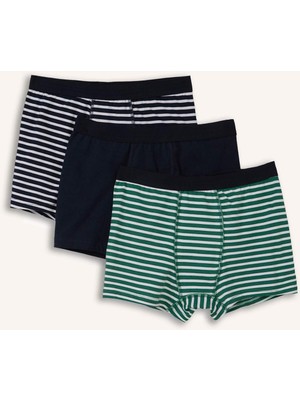 DeFacto Çizgili 3'lü Boxer Set Erkek Çocuk E9581A826HS