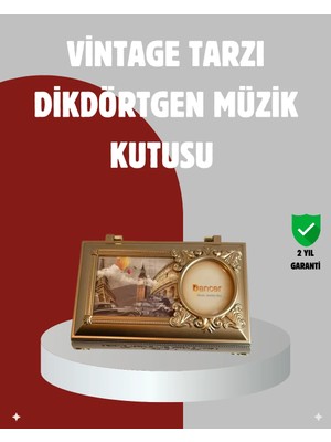 EstoreBox Kız Çocuk Oyuncak Piyano Görünümlü Balerinli Müzik Kutusu
