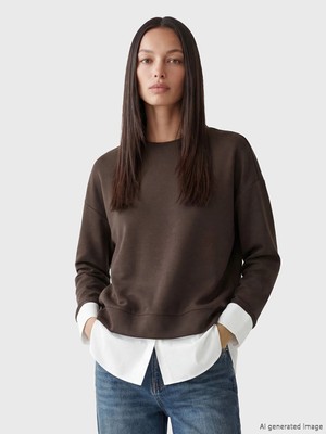 Lc Waikiki Yeni Sezon Bisiklet Yaka Oversize Kadın Tunik
