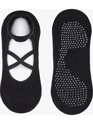 Penti Siyah Active Towel  Babet Çorabı