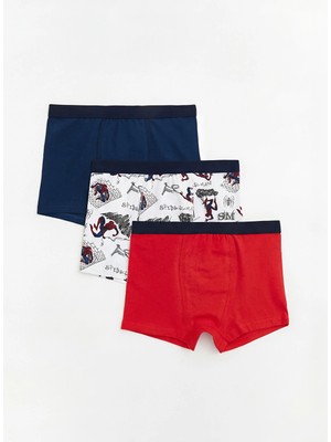 Lc Waikiki Yeni Sezon Spider-Man Baskılı Erkek Çocuk 3'lü Boxer