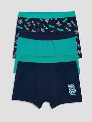 Lc Waikiki Yeni Sezon Baskılı Erkek Çocuk Boxer 3'lü