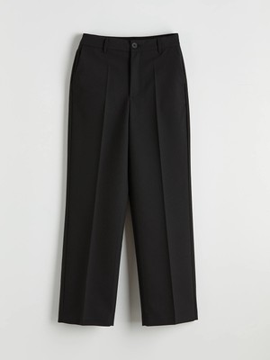Lc Waikiki Yeni Sezon Yüksek Bel Loose Fit Kadın Kumaş Pantolon