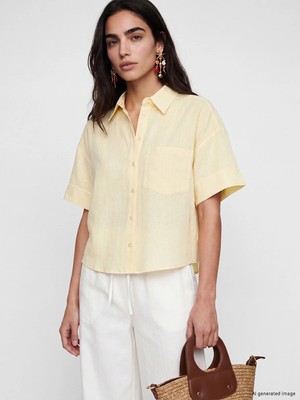 Lc Waikiki Yeni Sezon Oversize Poplin Kadın Gömlek
