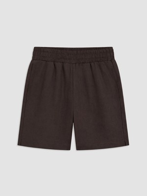 Lc Waikiki Yeni Sezon Beli Lastikli %100 Keten Kadın Şort