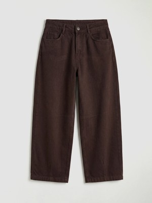 Lc Waikiki Yeni Sezon Loose Fit Kız Çocuk Gabardin Pantolon