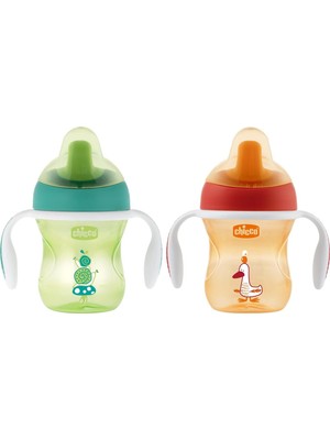 Chicco Yarı Yumuşak Uçlu Alıştırma Bardağı 6 Ay+ Unisex