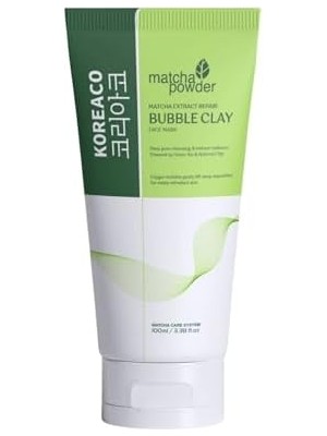 Grains Global Matcha Mucize Bubble Clay Yüz Maskesi | Gözenek Temizleyici Yenileyici Köpüren Yüz Maskesi 100 ml