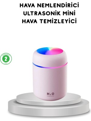 USB Bağlantılı LED Işıklı Hava Nemlendirici – Sessiz ve Kullanıcı Dostu Tasarım
