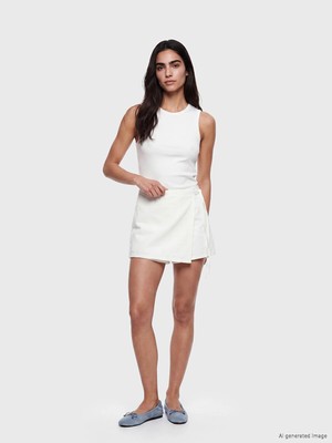 Lc Waikiki Yeni Sezon Standart Fit Jean Şort Etek