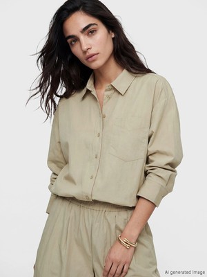 Lc Waikiki Yeni Sezon Poplin Oversize Kadın Gömlek