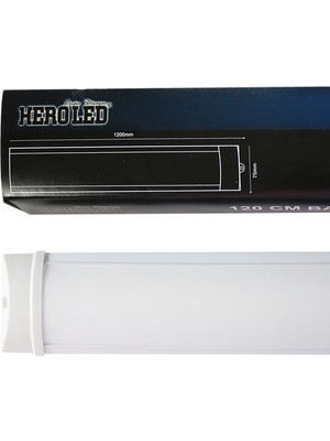 Hero Led 120 cm Yatay Bant Armatürü 40W Beyaz Işık Rengi ile Etkili Aydınlatma