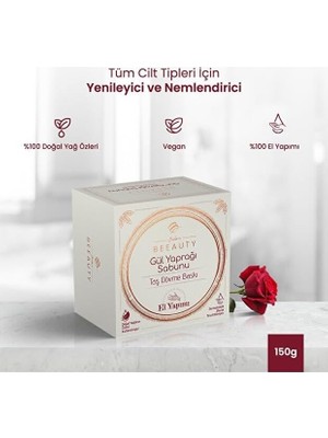 Beeauty Taş Dövme Sabun Gül Yaprağı