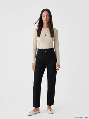 Lc Waikiki Yeni Sezon Beli Lastikli Slim Fit Kadın Jean Pantolon