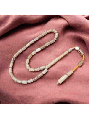 İnan Tesbih Doğal Koç Boynuzu Kapsül Kesim Imzalı Model Tesbih