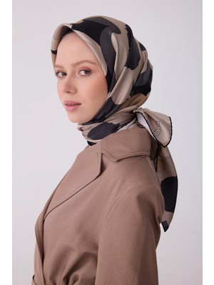 Belli Twill Ipek Desenli Eşarp 4306D