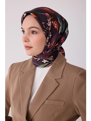 Belli Twill Ipek Desenli Eşarp 4320D