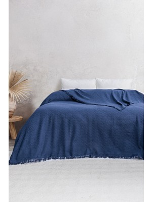 Elart Fancy Yatak Örtüsü ve Koltuk Örtüsü (200*230 Cm) Lacivert