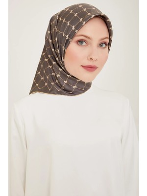 Belli Twill Ipek Desenli Eşarp 4006D
