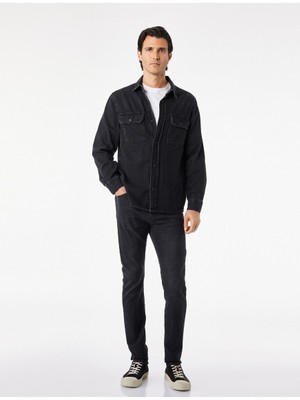 Koton Erkek Jean Pantolon 7WAM40086ND Siyah
