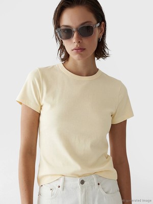 Lc Waikiki Yeni Sezon Bisiklet Yaka Kadın Crop