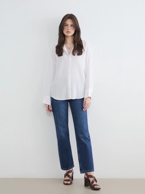 Lc Waikiki Yeni Sezon Straight Fit Kadın Jean Pantolon