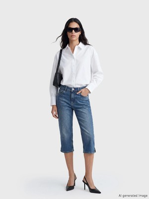 Lc Waikiki Yeni Sezon Dar Fit Kadın Jean Kapri