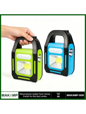 Mudanis Solar Işıldak Fener Usd Şarj Lamba