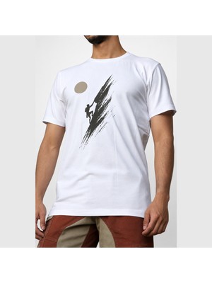 Gravo Climb Graphic Unisex T-Shirt - %100 Pamuklu Regular Fit Tişört