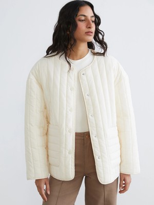 Lc Waikiki Yeni Sezon Bisiklet Yaka Oversize Kadın Ceket