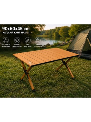 Aslan Plastik Palet 90X60X45 cm Katlanır Kamp ve Piknik Masası – Hafif, Dayanıklı ve Taşınabilir