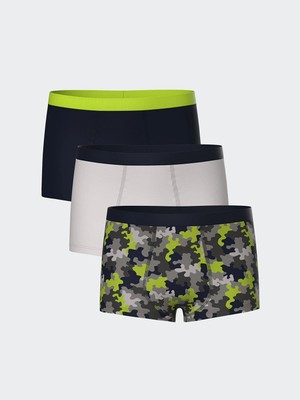 Lc Waikiki Yeni Sezon Baskılı Erkek Çocuk Boxer 3'lü