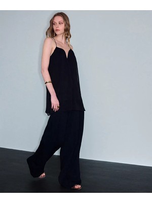 İpekyol Geniş Pileli Wide Leg Pantolon IS1260003430001