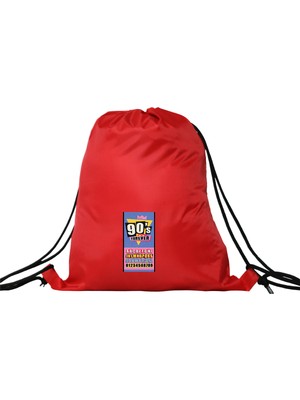 Hero Tasarım 90'lar - Ipli Spor Sırt Çantası - Günlük - Okul 35*46CM One Size | INN1011