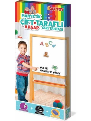 Nessi World 2195 Ayaklı Çift Taraflı Manyetik Ahşap Yazı Tahtası