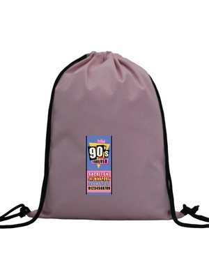 Hero Tasarım 90'lar - Ipli Spor Sırt Çantası - Günlük - Okul 35*46CM One Size | INN1011