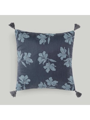 Linens Frezya 45X45 cm Kırlent Kılıfı Lacivert