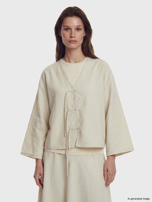 Lc Waikiki Yeni Sezon V Yaka Kadın Kimono