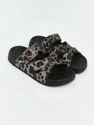 Lc Waikiki Yeni Sezon Leopar Desenli Kadın Terlik
