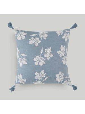 Linens Frezya 45X45 cm Kırlent Kılıfı Mavi