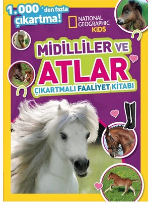 Nessi World Kids Midilliler ve Atlar Çıkartmalı Faaliyet Kitabı