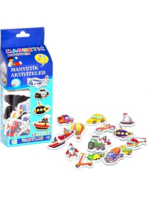 Nessi World LC7154  Manyetik Aktiviteler - Taşıtlar / +3 Yaş