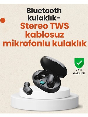 Epilons Tws Bluetooth Kulaklık Kulak Içi Kablosuz Dijital Göstergeli Çağrı Cevaplayabilen