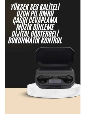 Epilons Kulak Içi Bluetooth Kulaklık Rgb Işıklı Çift Mikrofonlu Ios/android Uyumlu Bt 5.2