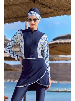 Amora Fancy Clothing Argento 0764-329 Kadın Body Tesettür Takımı