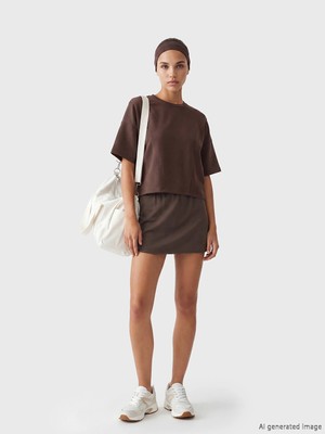 Lc Waikiki Yeni Sezon Beli Lastikli Mini Şort Etek