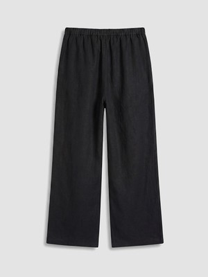 Lc Waikiki Yeni Sezon Beli Lastikli Keten Karışımlı Kadın Pantolon