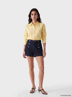 Lc Waikiki Yeni Sezon Slim Fit Kadın Jean Şort