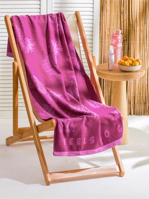 Lc Waikiki Yeni Sezon Ananas Desenli Plaj Havlusu 70X150 cm