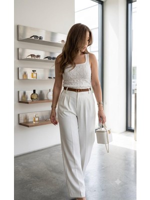 Belirtilmemiş Dantelli Crop